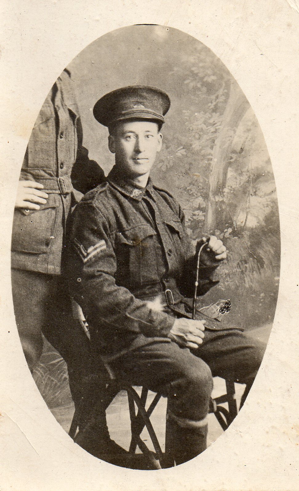 Photo of photos/Herbert McLennan (b1886) soldier portrait c1916